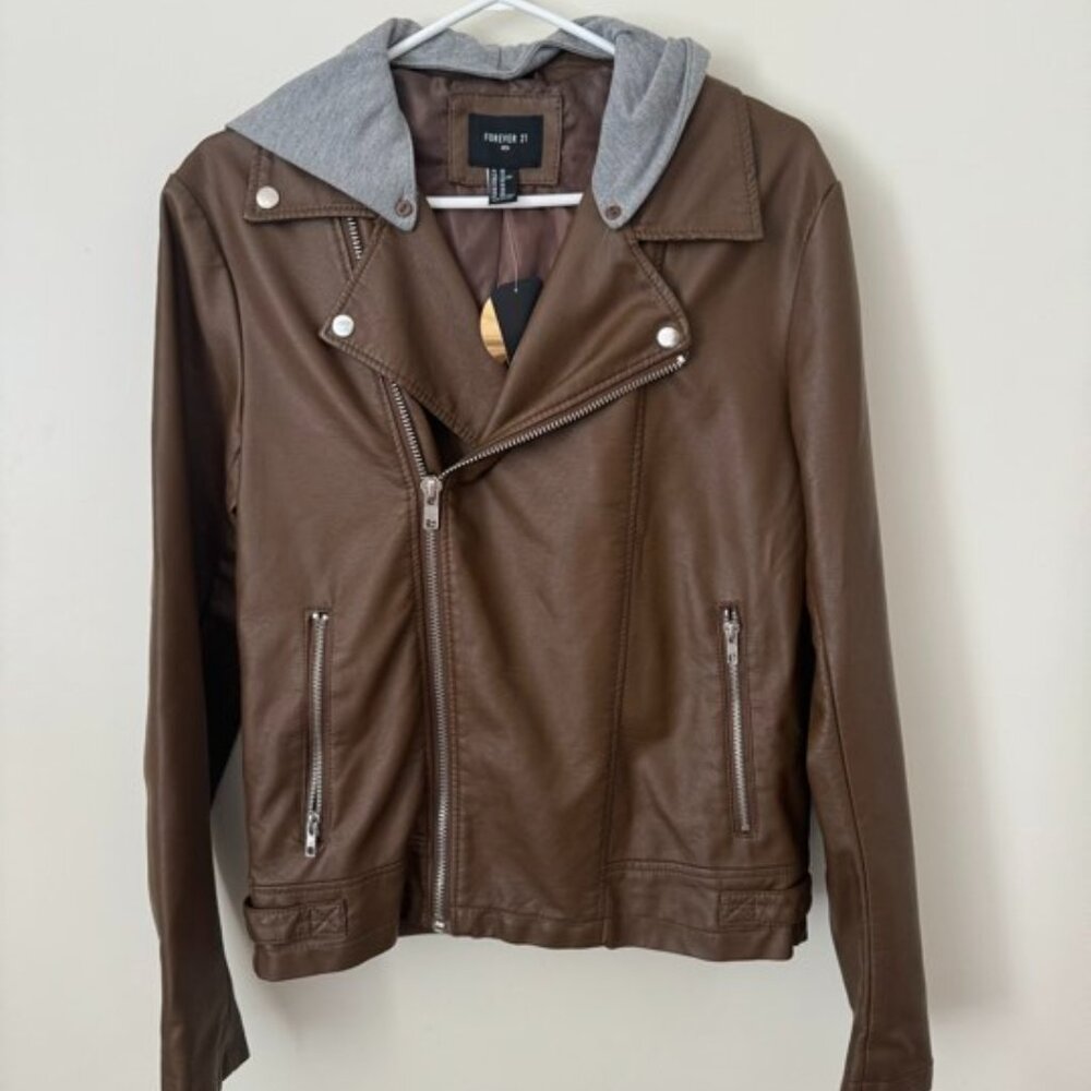 NWT - Forever 21 Leather Jacket